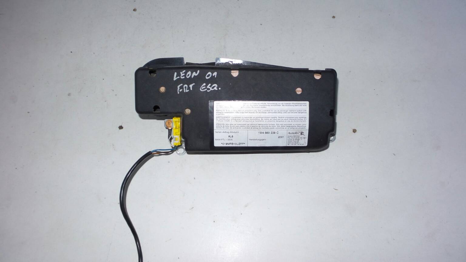 Airbag Banco Frente Esquerdo (99052).