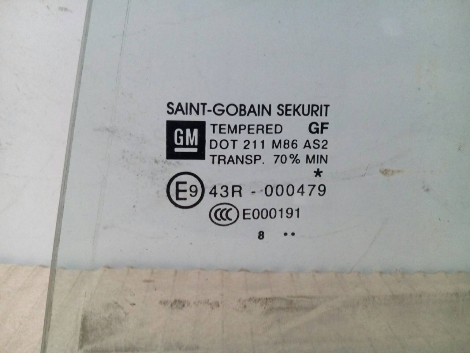 Vidro Porta Trás Esquerda (115763).