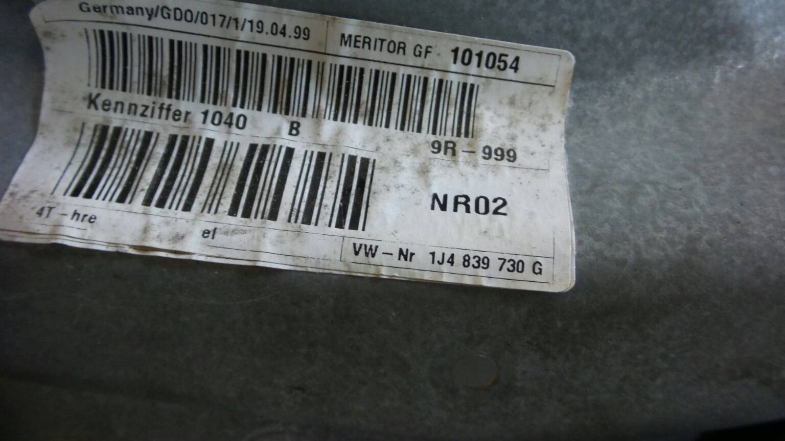 Mecanismo Elevador Trás Direito