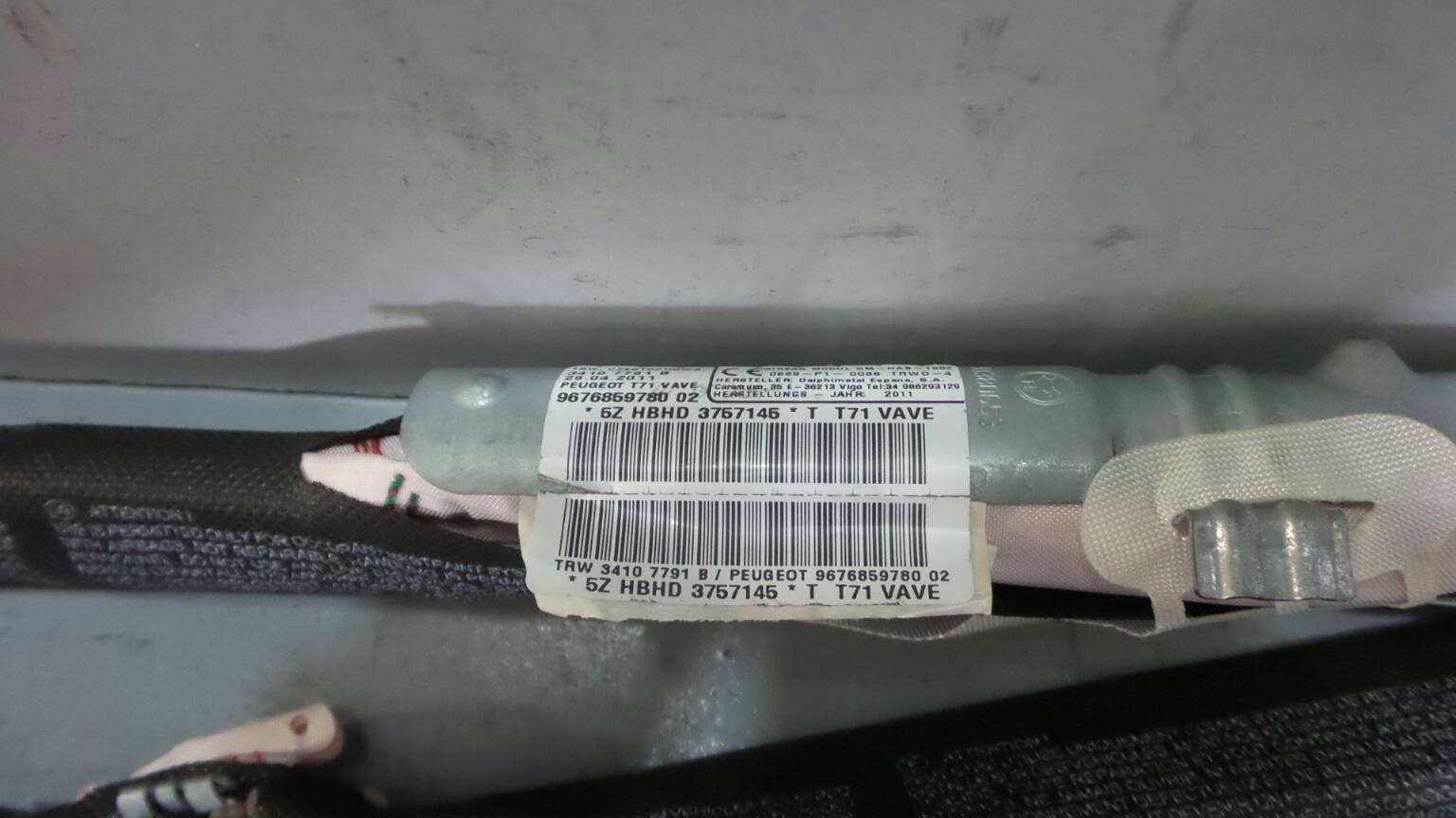 Airbag de Cortina Direita (158021).