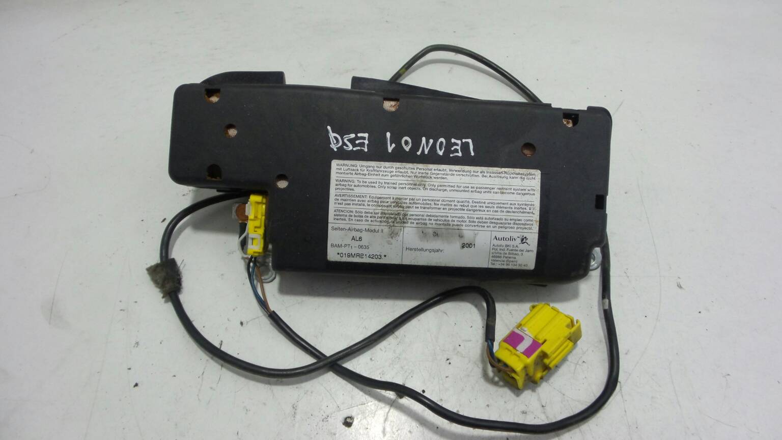 Airbag Banco Frente Esquerdo (204893).