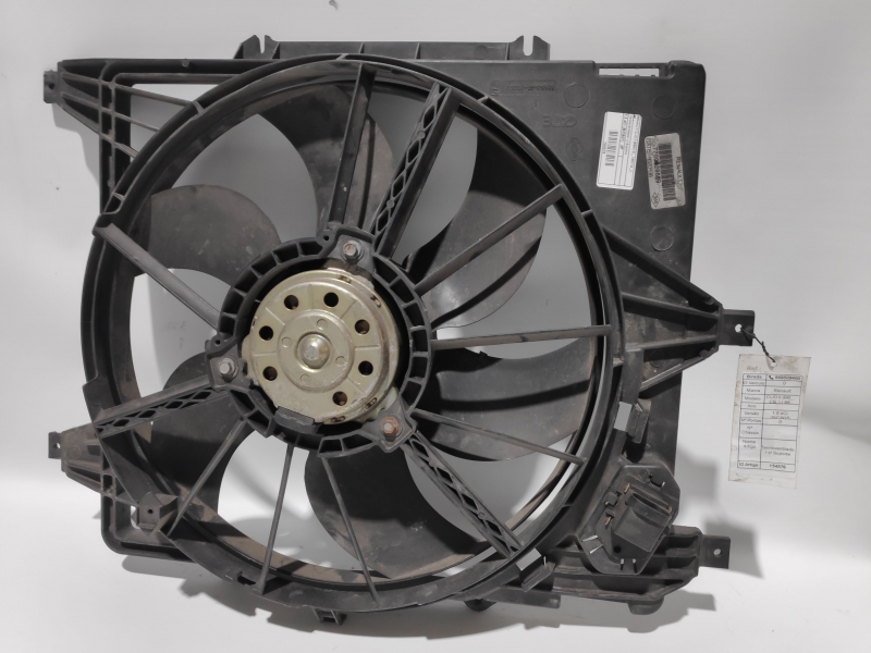 Radiator Fan w/ support RENAULT CLIO II (BB_, CB_) | 98 - 