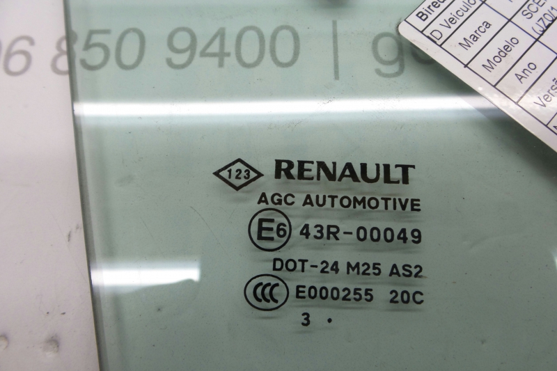 Dto di vetro della porta anteriore RENAULT SCÉNIC III (JZ0/1_) | 08 -  Imagem-3