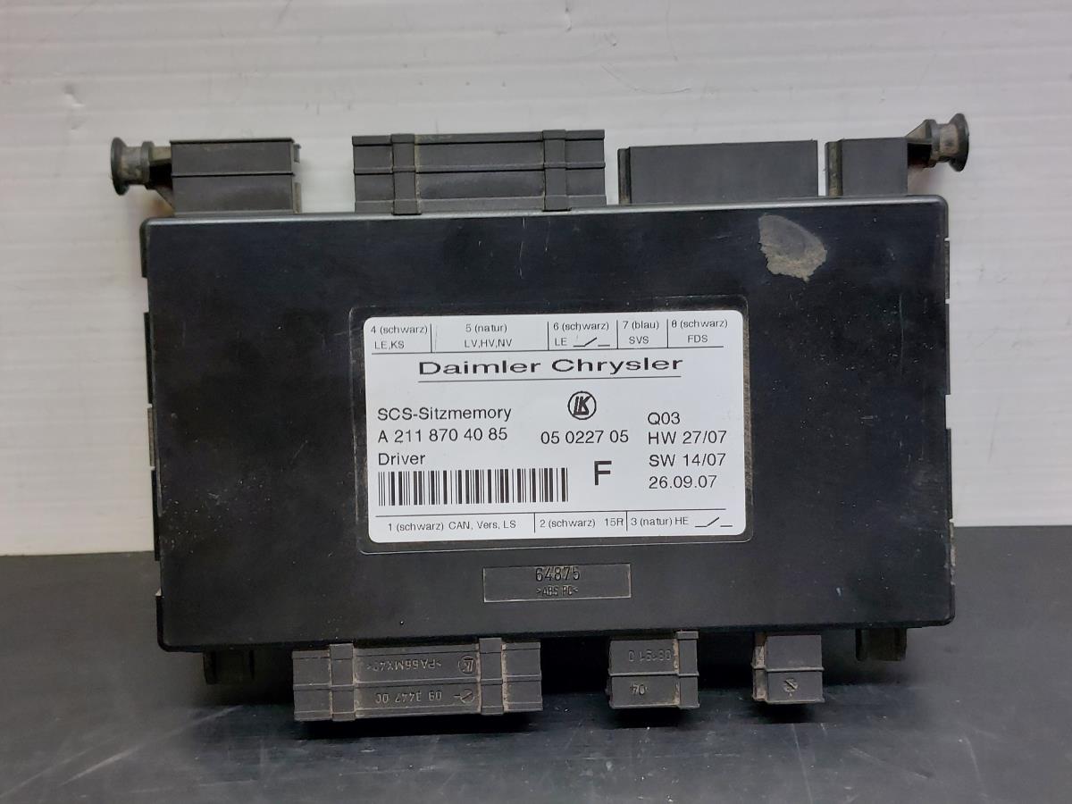 Modulo Controlo Banco MERCEDES-BENZ CLS (C219) | 04 - 11