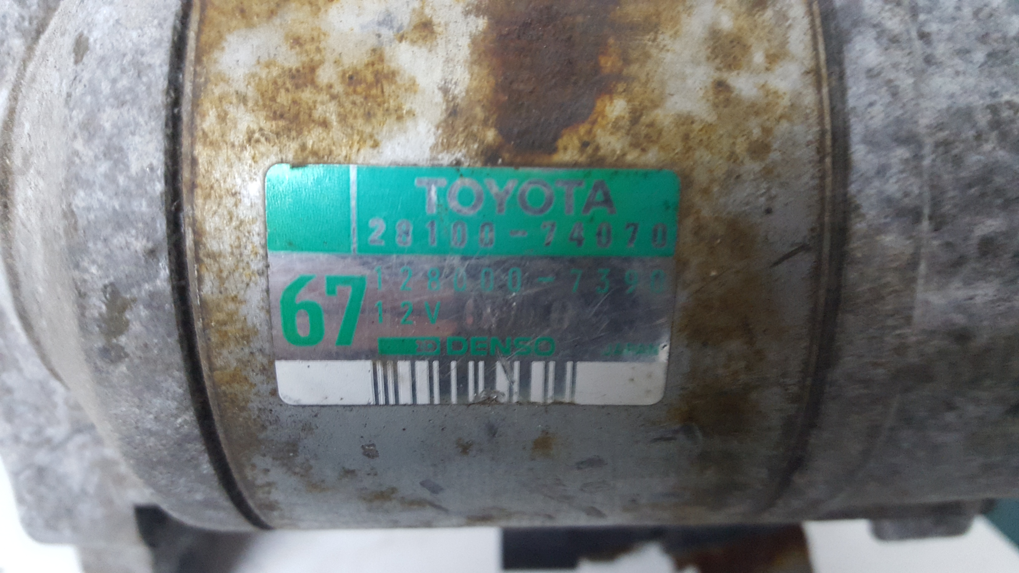 Motor de Arranque TOYOTA MR 2 II (SW2_) | 89 - 00 Imagem-2