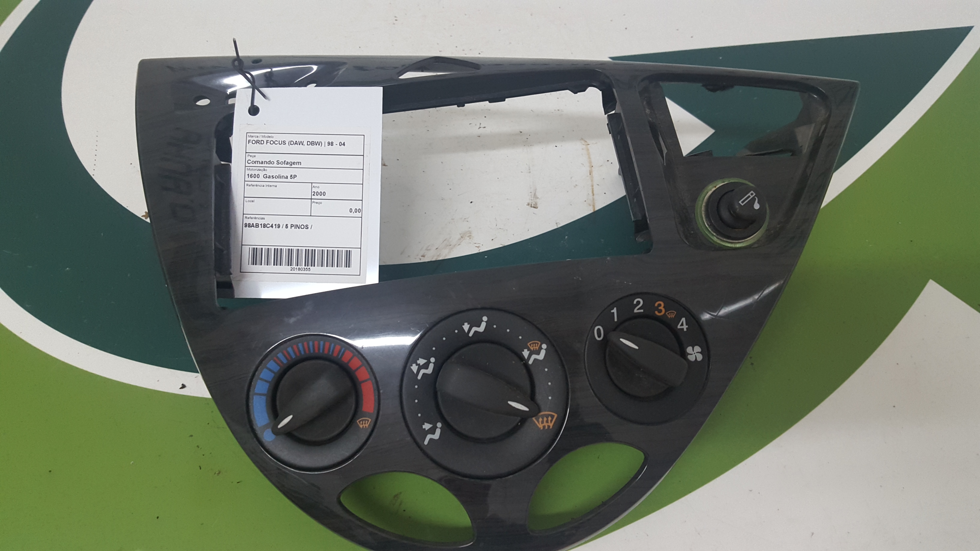 Comando Sofagem FORD - ID S_40354