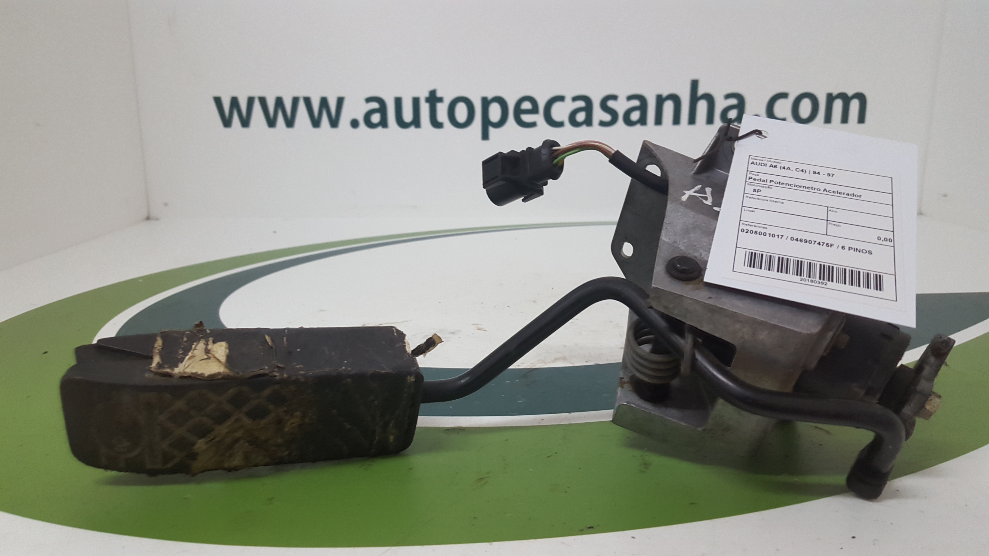 Pedal Potenciometro Acelerador AUDI - ID S_40391