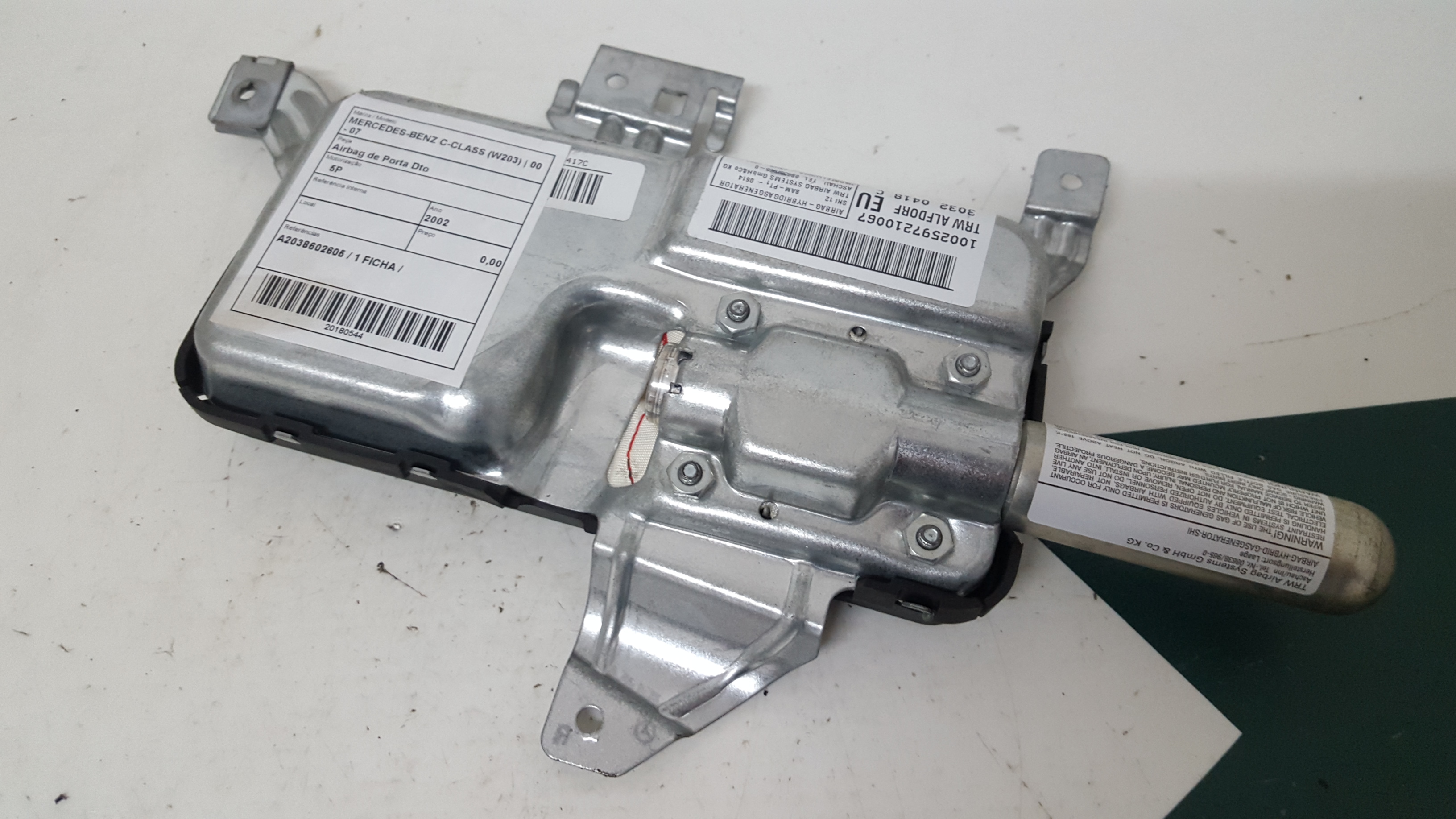 Airbag de Porta Frente Dto MERCEDES-BENZ - ID S_40543