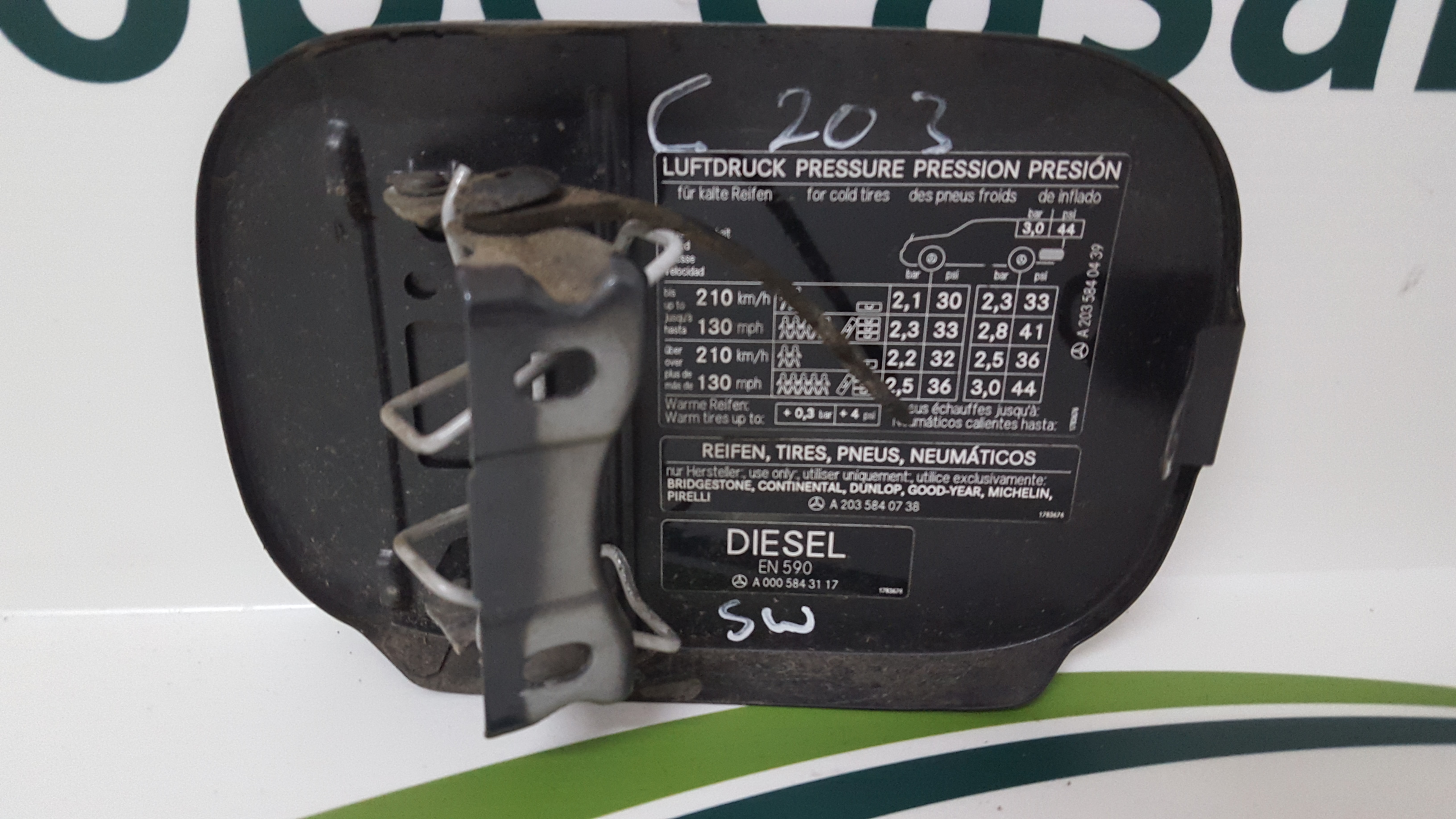 Tampa Exterior de Combustivel MERCEDES-BENZ C-CLASS T-Model (S203) | 01 - 07 Imagem-1