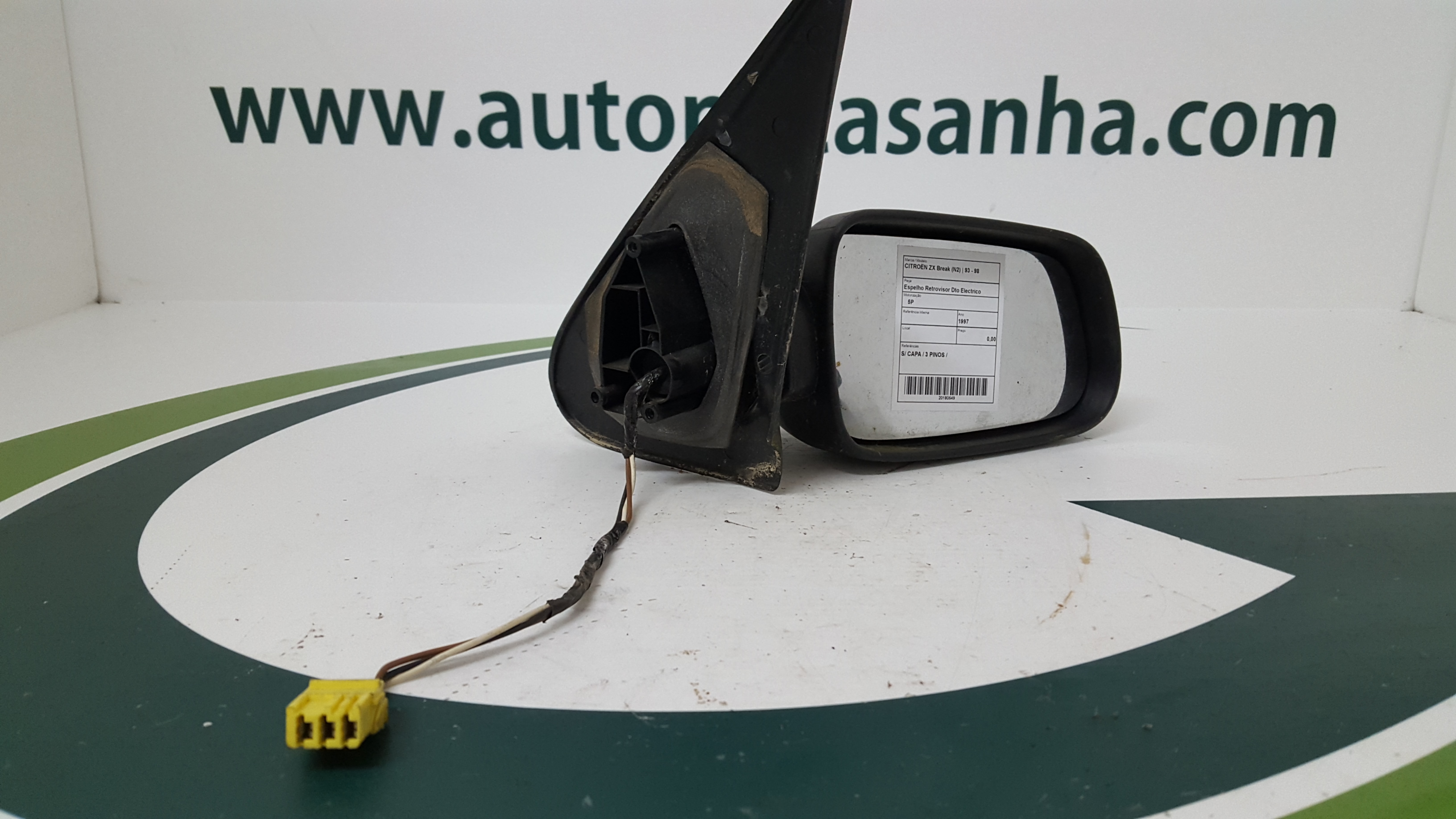 Espelho Retrovisor Dto Electrico CITROEN - ID S_40648