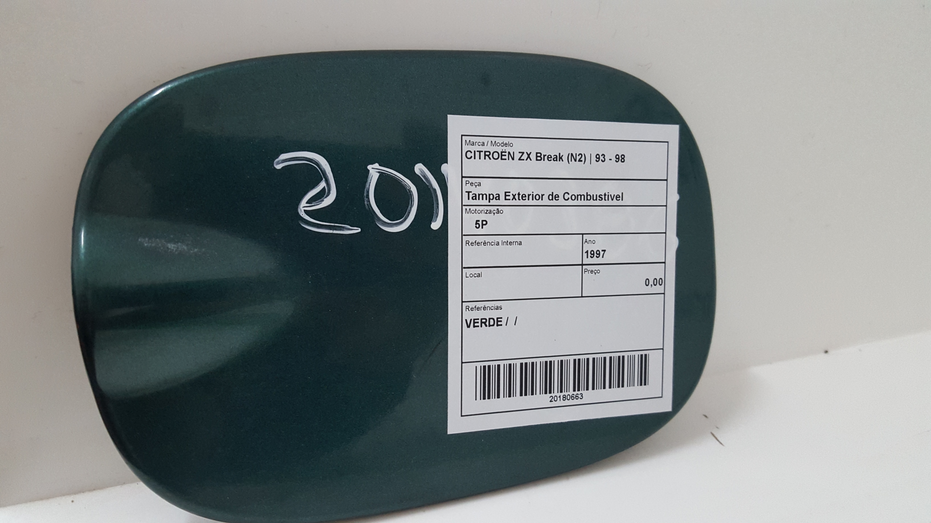 Tampa Exterior de Combustivel CITROEN - ID S_40662