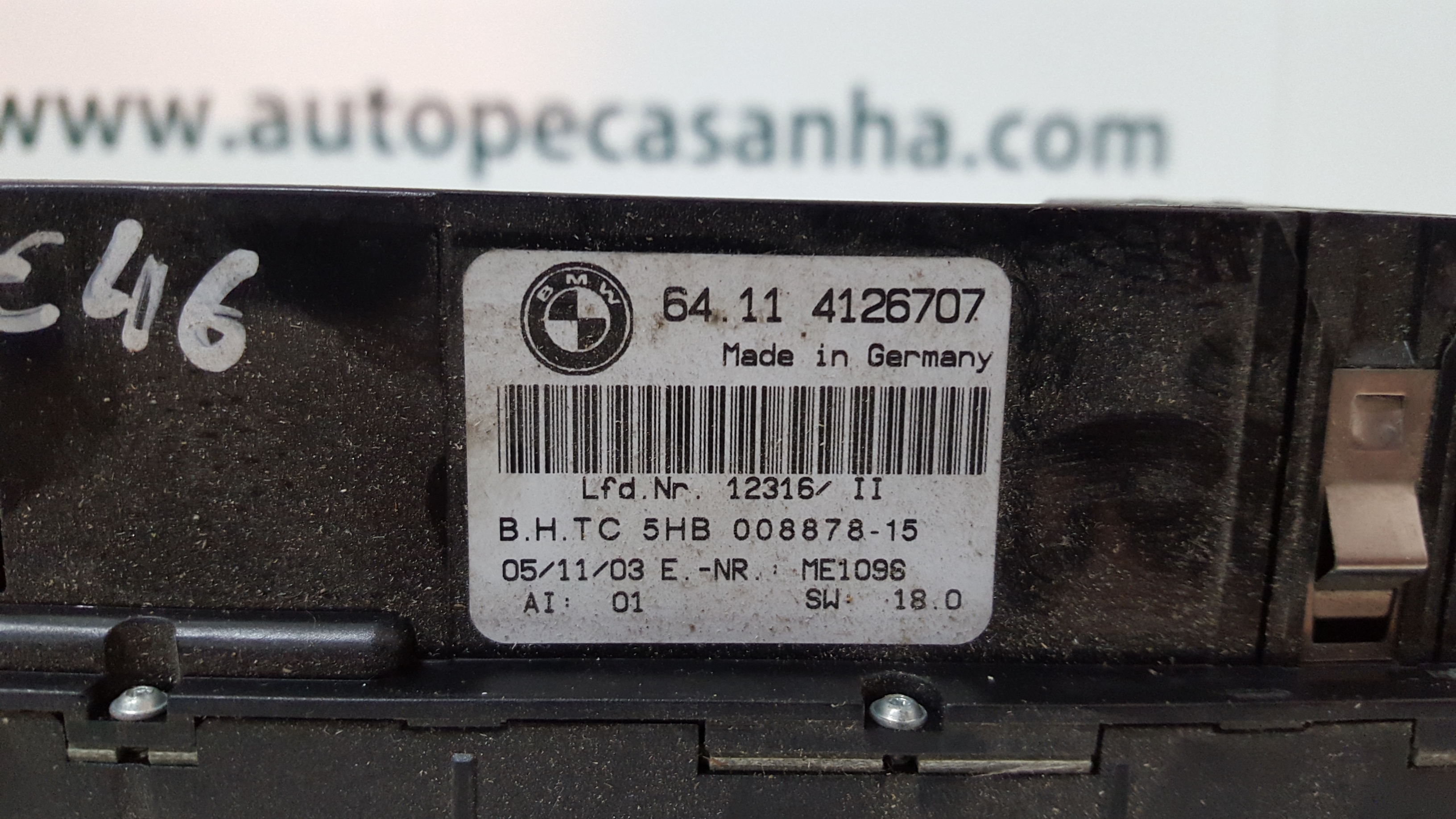 Climatronic BMW 3 Touring (E46) | 99 - 05 Imagem-2