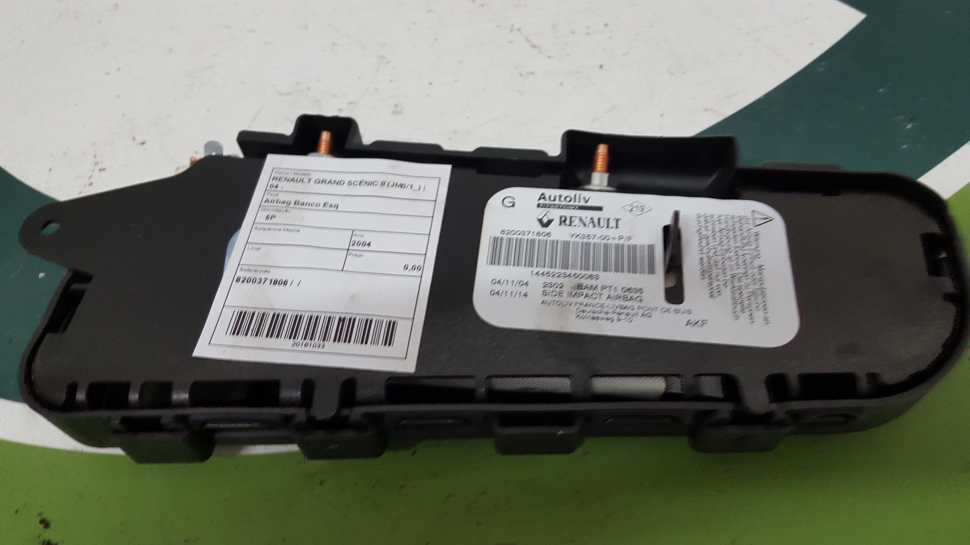 Airbag Banco Esq RENAULT - ID S_41032