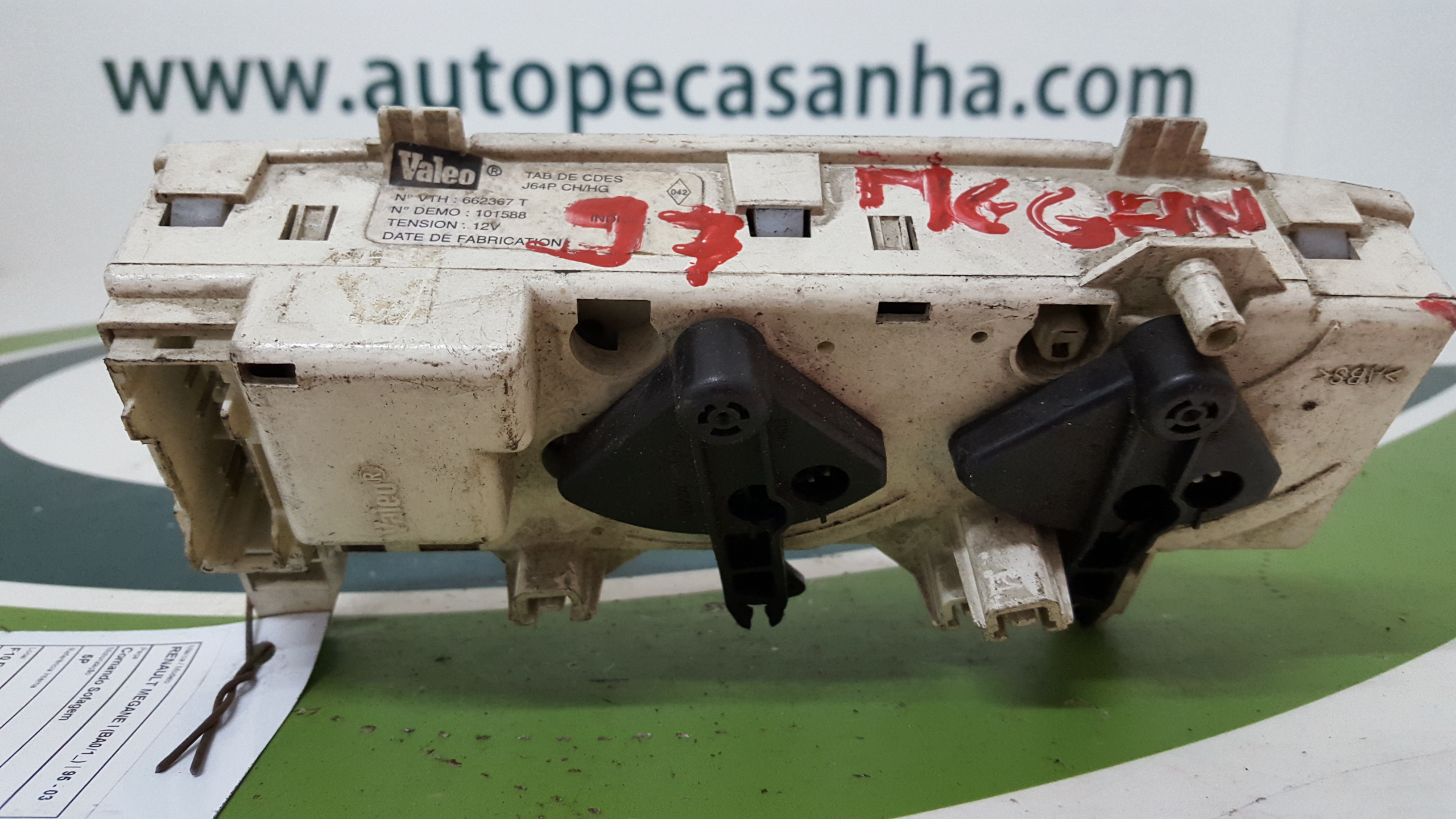 Comando Sofagem RENAULT MEGANE I (BA0/1_) | 95 - 04 Imagem-1