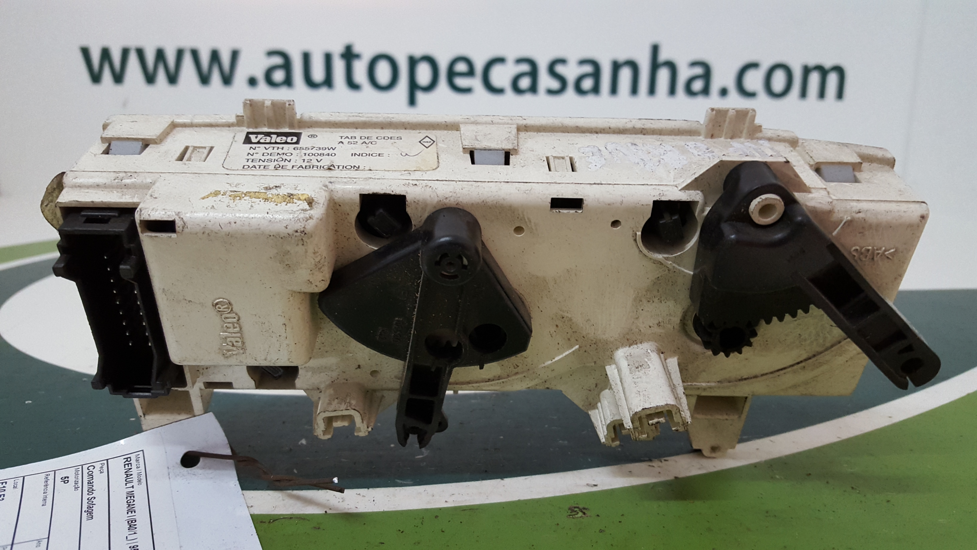 Comando Sofagem RENAULT MEGANE I (BA0/1_) | 95 - 04 Imagem-1