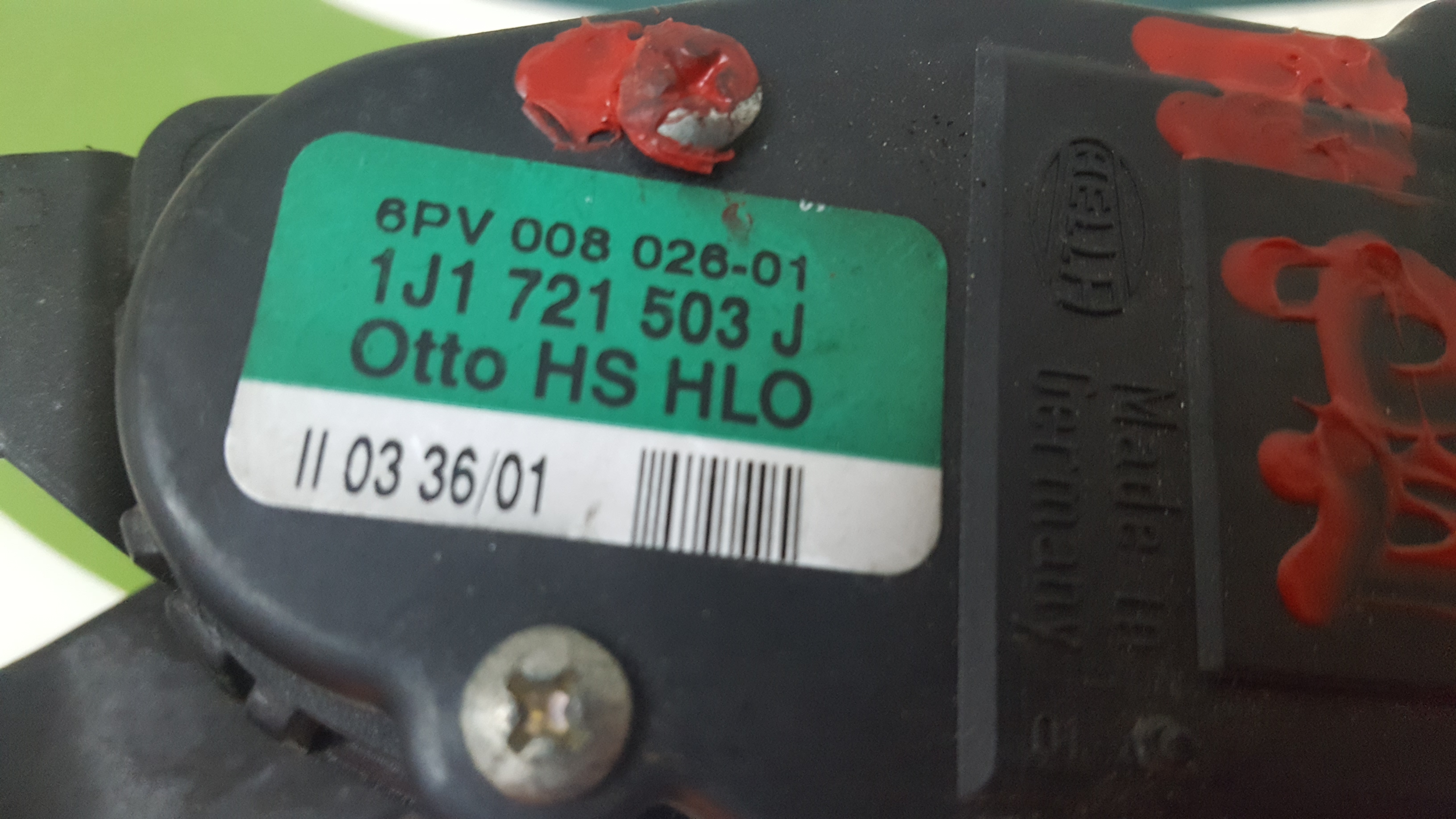 Pedal Potenciometro Acelerador VOLKSWAGEN GOLF IV (1J1) | 97 - 07 Imagem-1