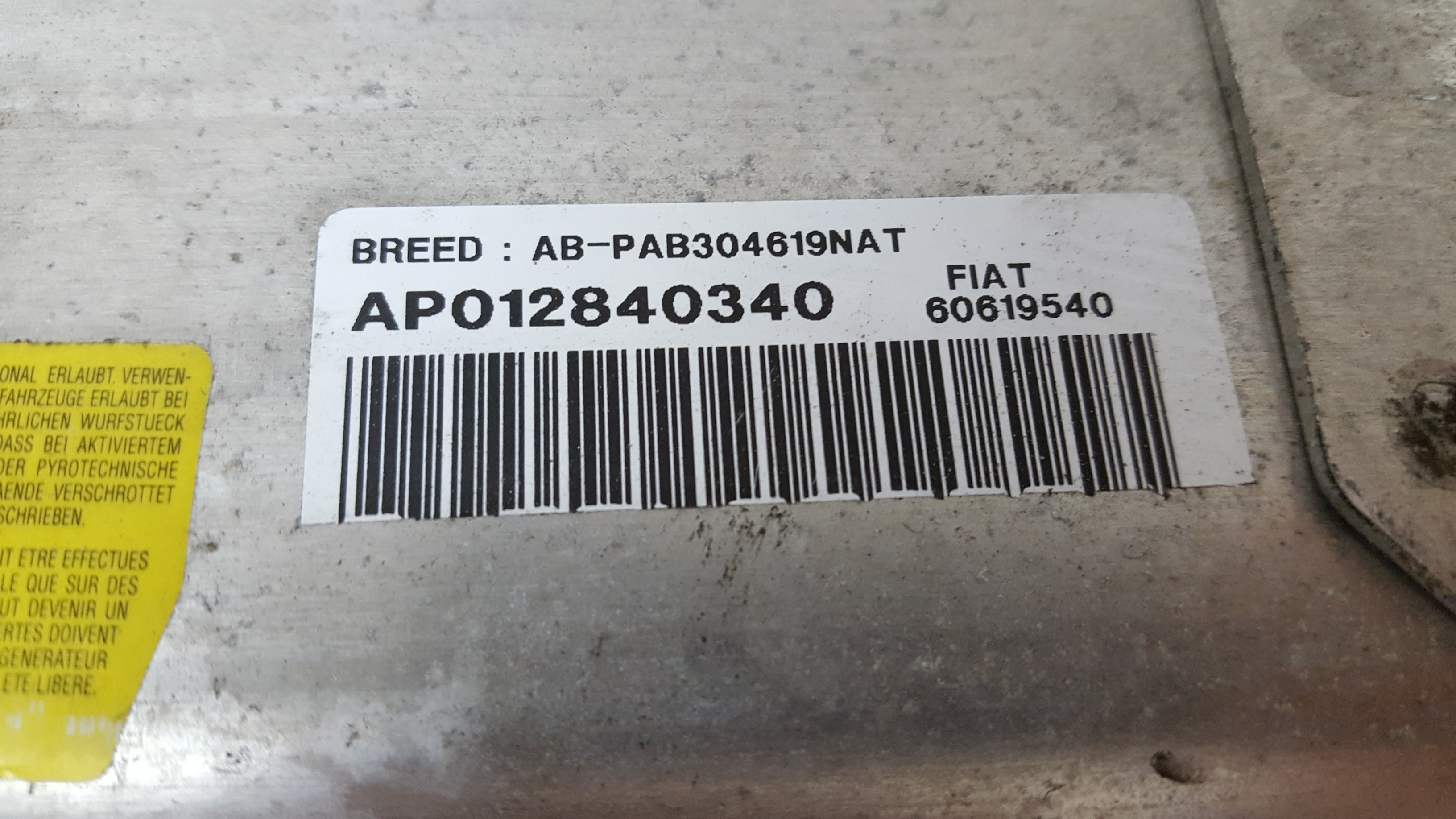 Airbag Passageiro ALFA ROMEO 156 (932_) | 97 - 05 Imagem-1