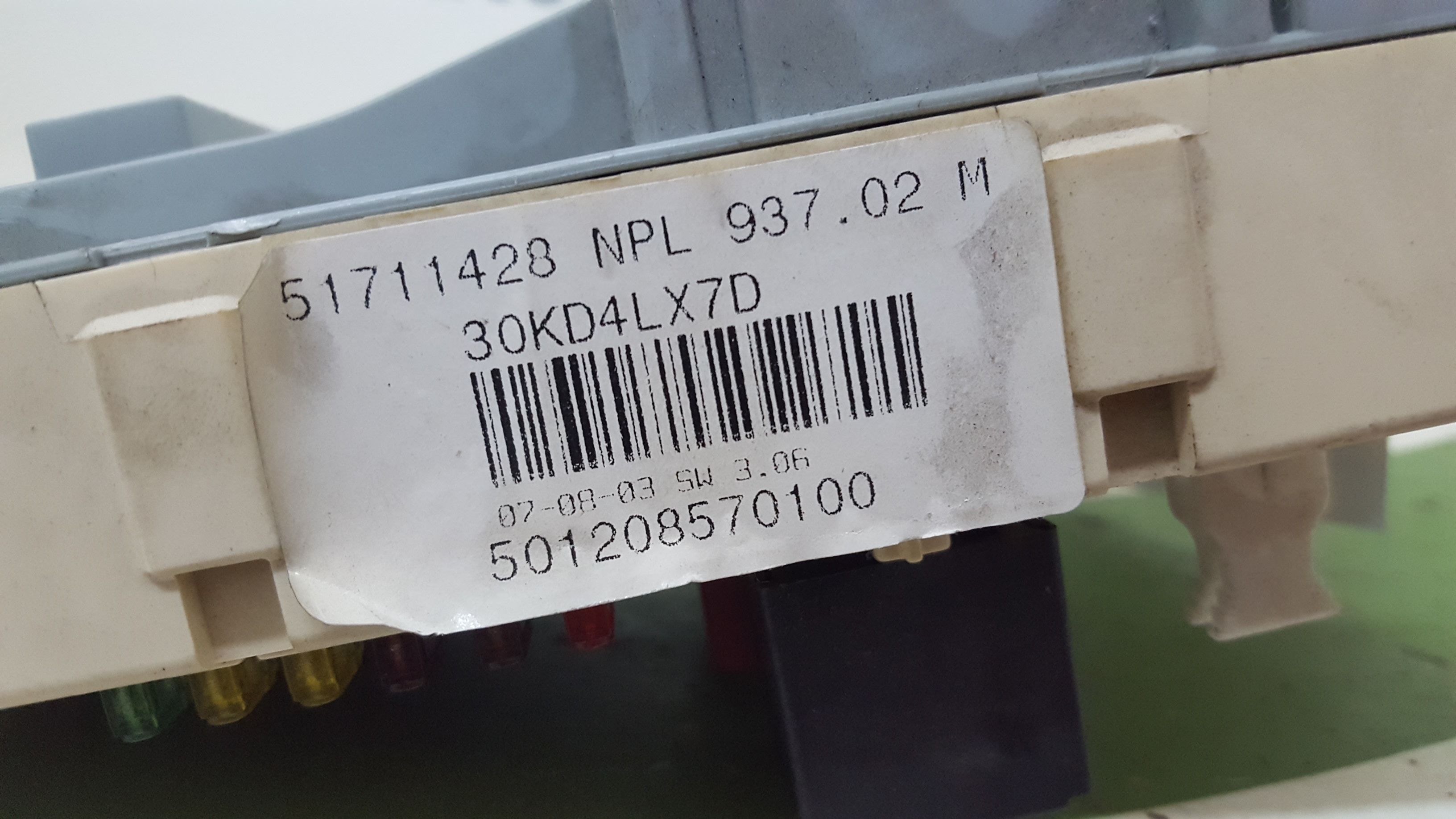 Caixa dos Fusíveis ALFA ROMEO 147 (937_) | 00 - 10 Imagem-2