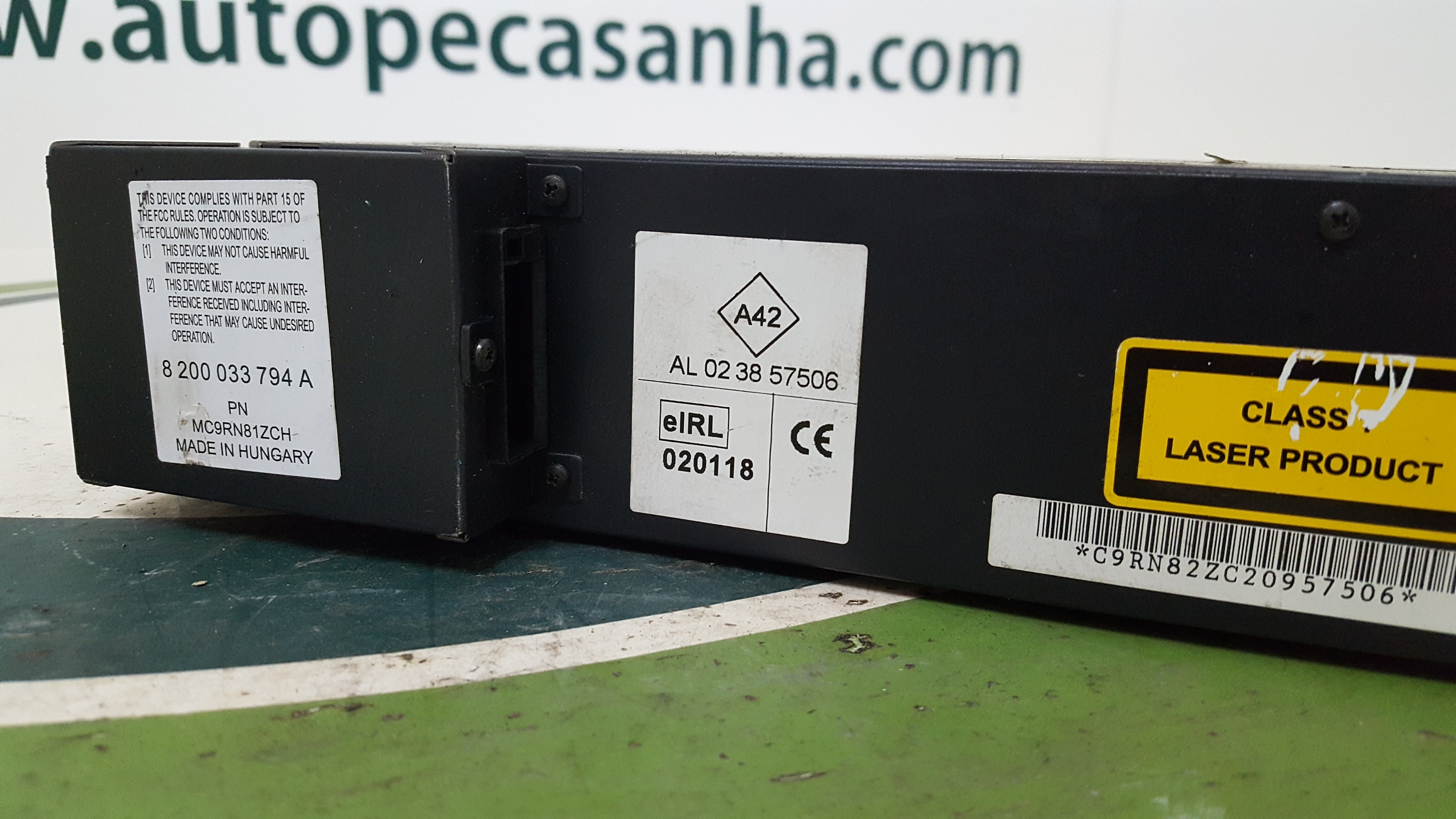 Caixa de Cd's RENAULT LAGUNA II (BG0/1_) | 01 - 07 Imagem-5