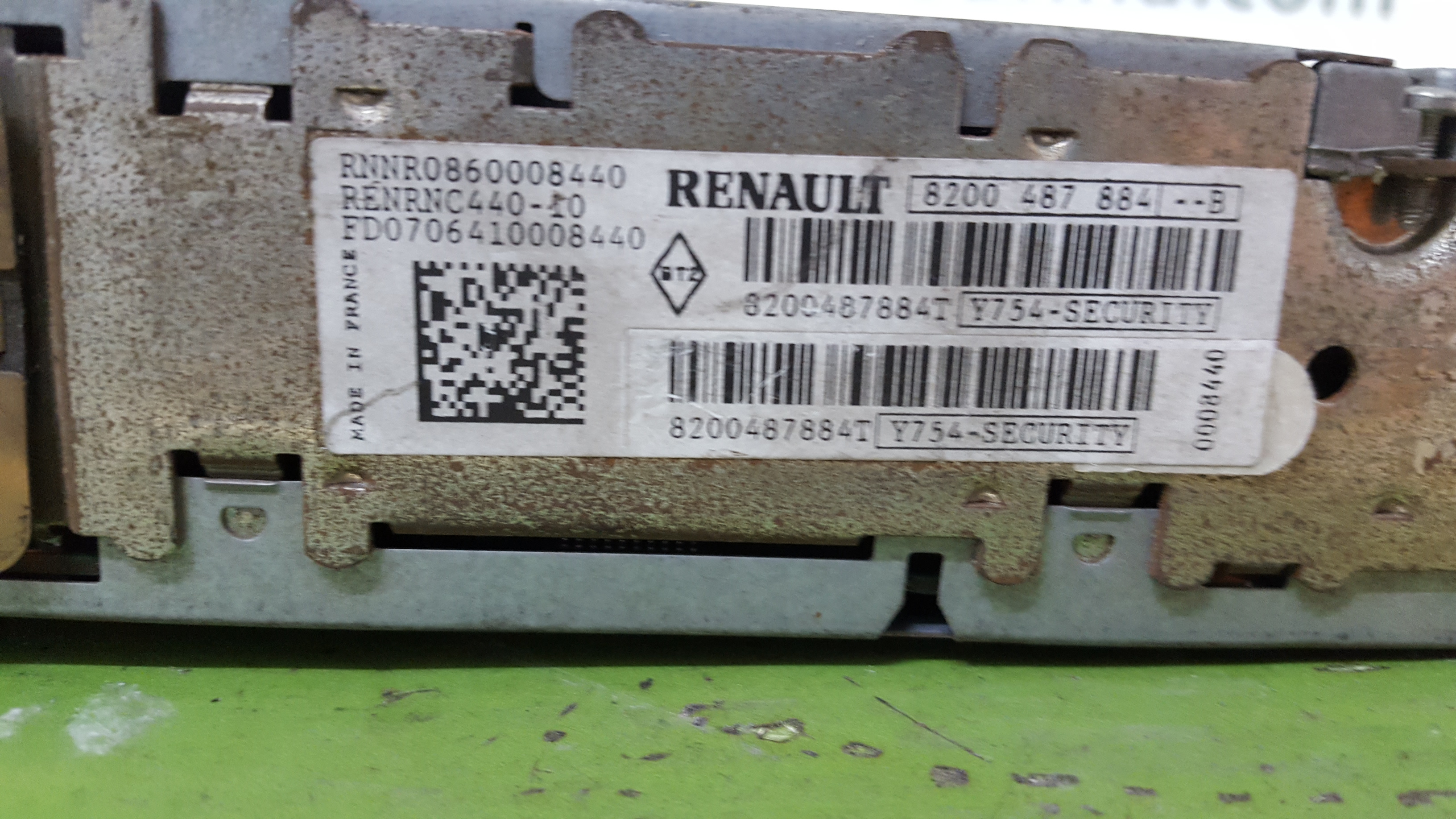 Leitor de GPS RENAULT LAGUNA II (BG0/1_) | 01 - 07 Imagem-2