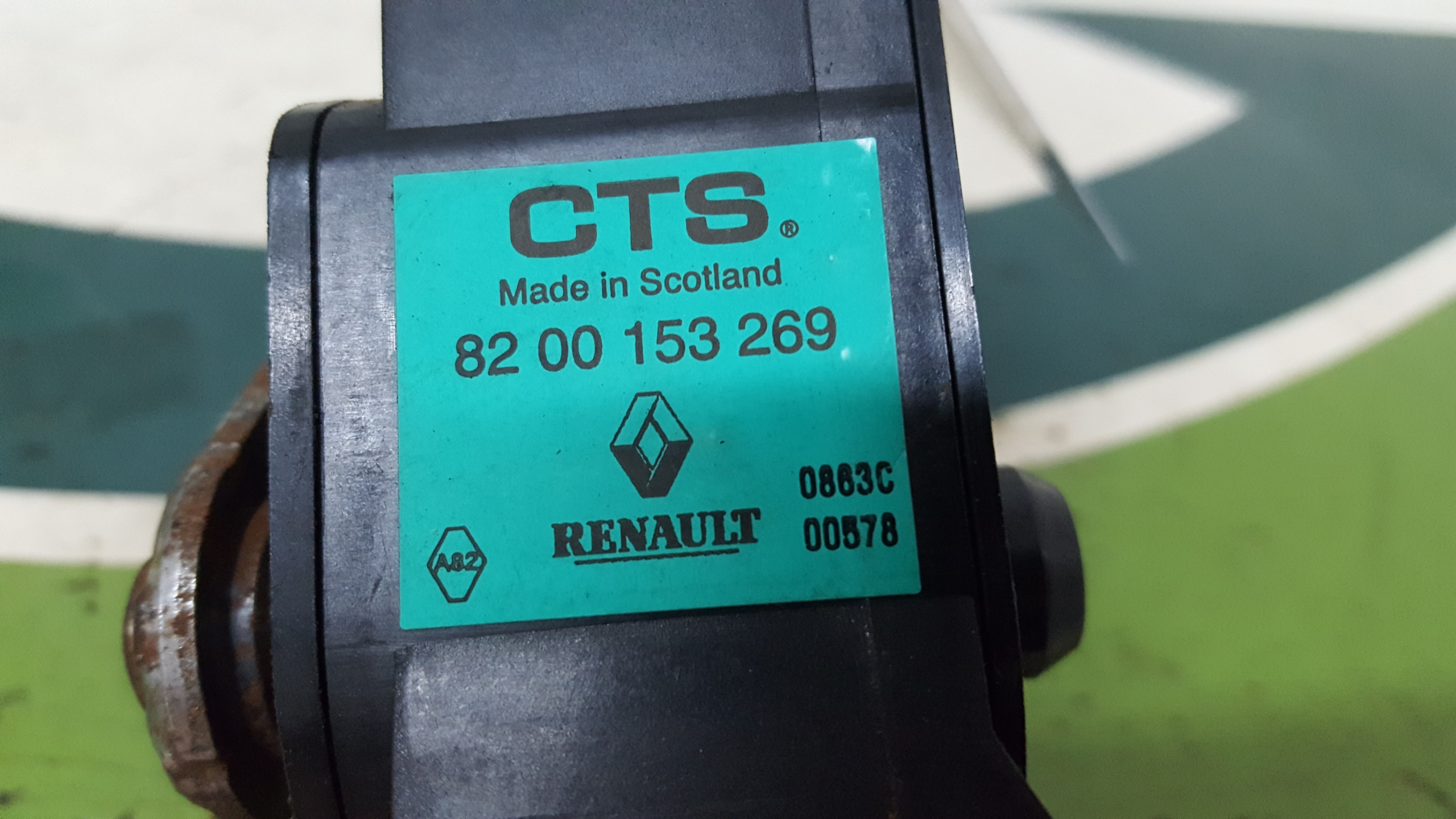 Pedal Potenciometro Acelerador RENAULT MEGANE II (BM0/1_, CM0/1_) | 01 - 12 Imagem-2