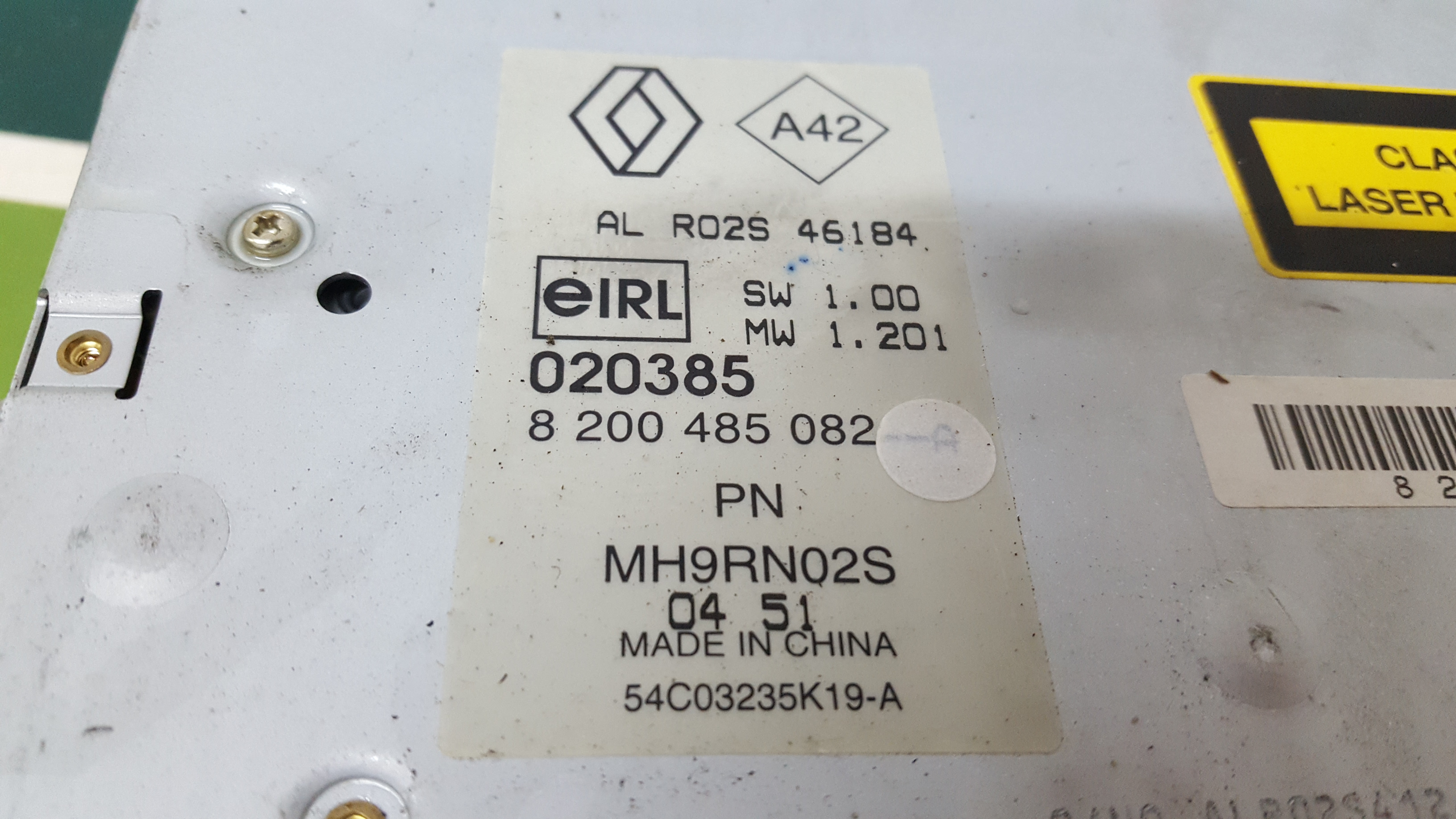 Caixa de Cd's RENAULT MEGANE II (BM0/1_, CM0/1_) | 01 - 12 Imagem-2