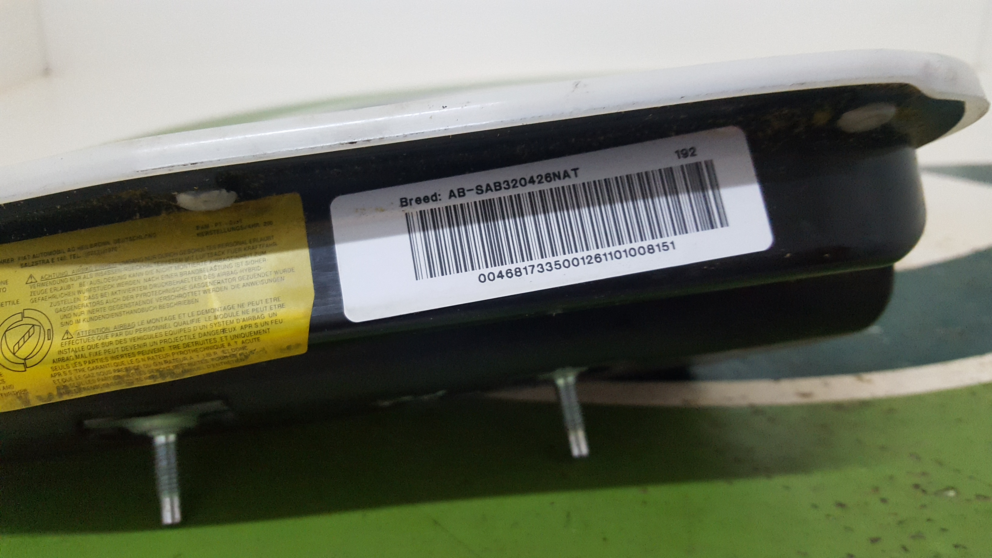 Airbag Banco Esq FIAT STILO Multi Wagon (192_) | 03 - 08 Imagem-2