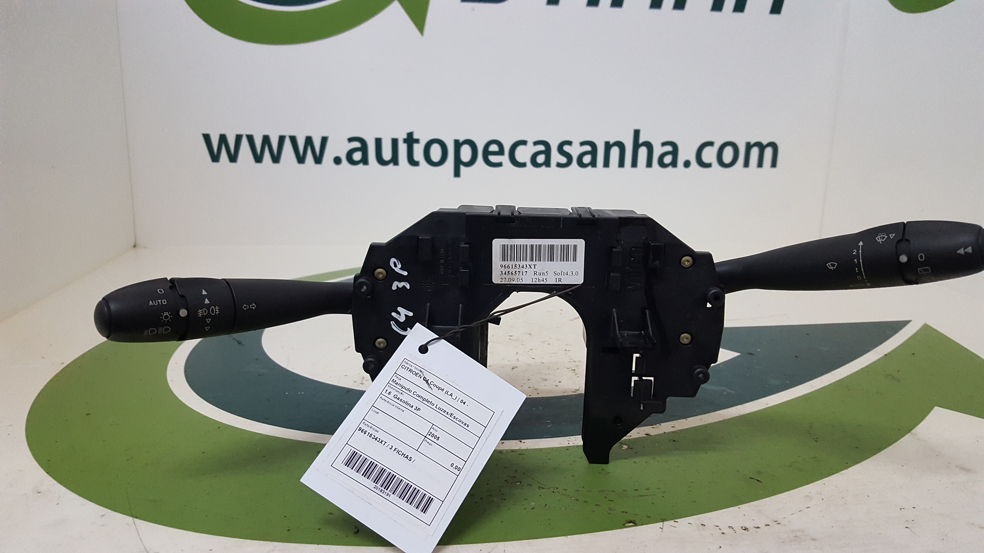 Manipulo Completo Luzes/Escovas CITROEN - ID S_43190