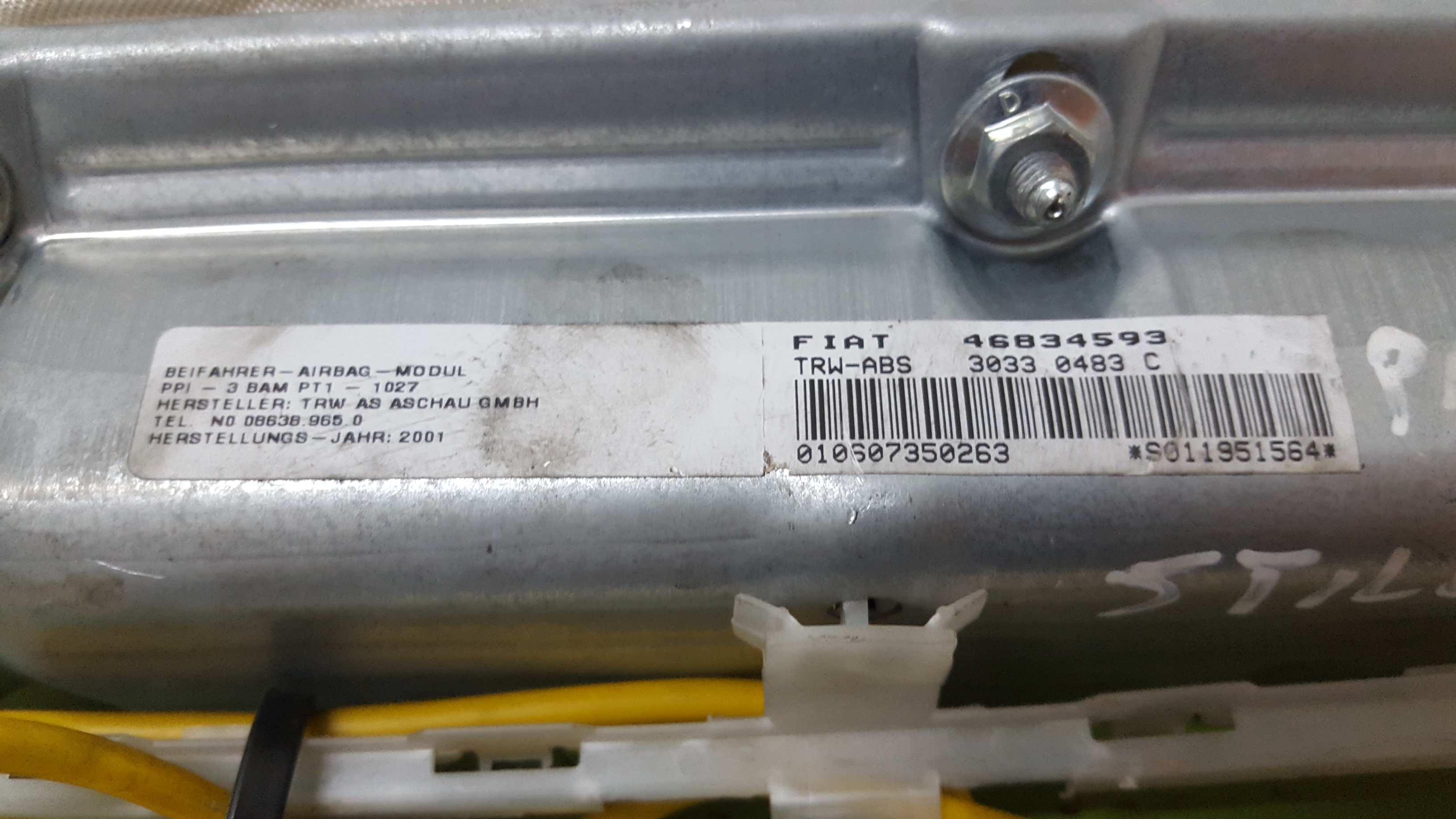 Airbag Passageiro FIAT STILO (192_) | 01 - 10 Imagem-2