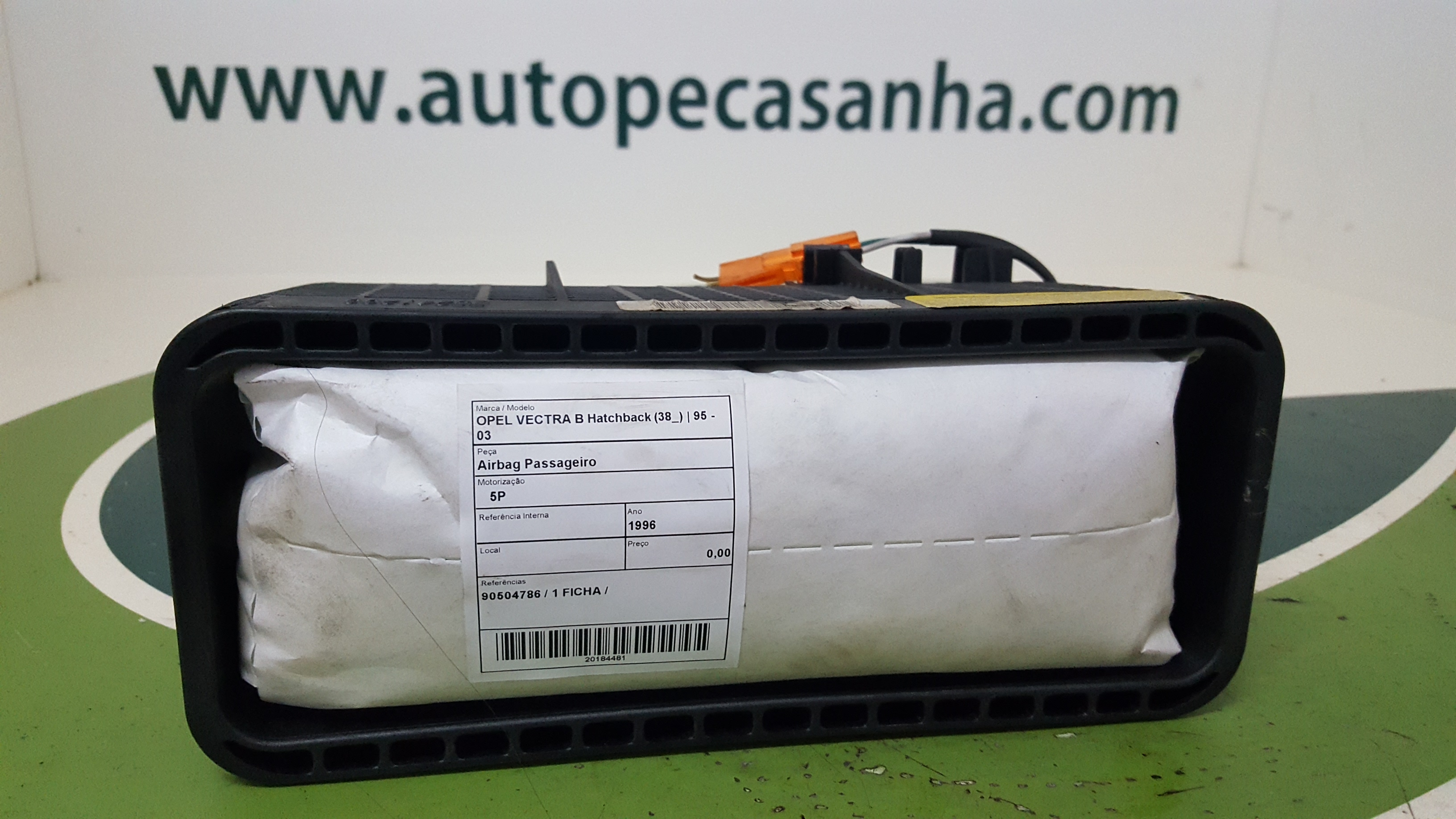 Airbag Passageiro OPEL - ID S_44480