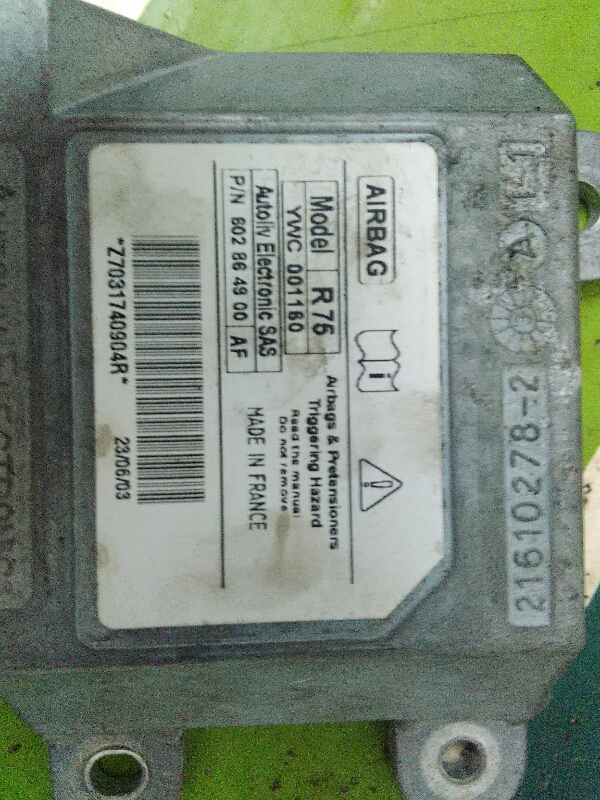 Centralina de Airbags ROVER 75 (RJ) | 99 - 05 Imagem-2