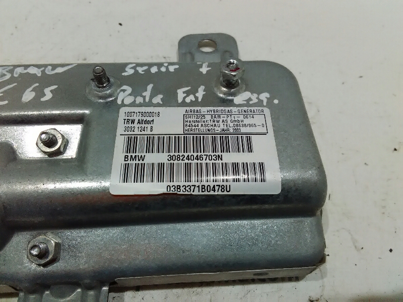 Airbag de Porta Frente Esq BMW 7 (E65, E66, E67) | 01 - 09 Imagem-2