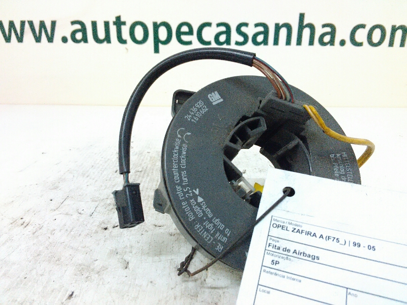 Fita de Airbags OPEL ZAFIRA A Veículo multiuso (T98) | 99 - 05 Imagem-1