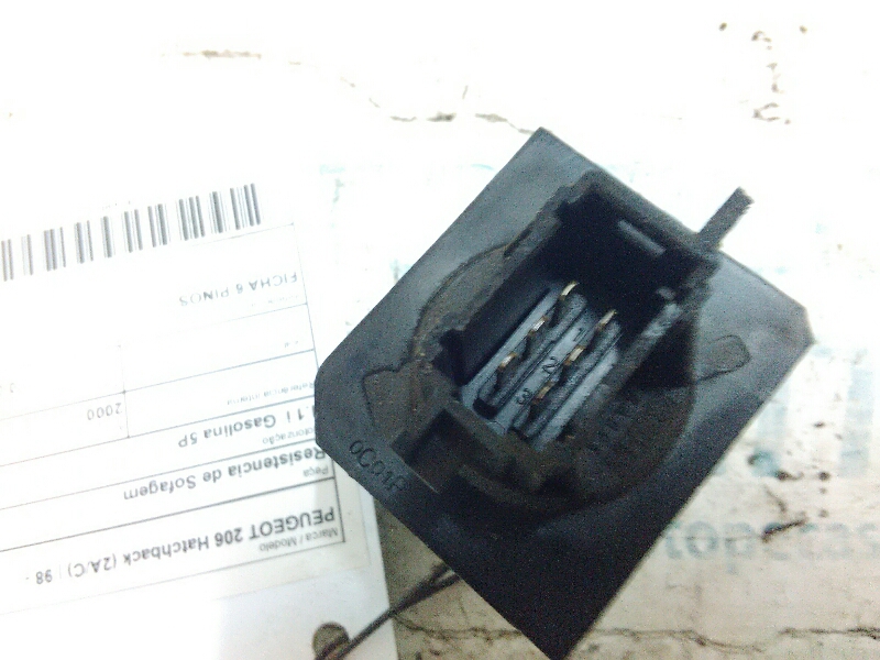 Resistencia de Sofagem PEUGEOT 206 Hatchback (2A/C) | 98 - 12 Imagem-1
