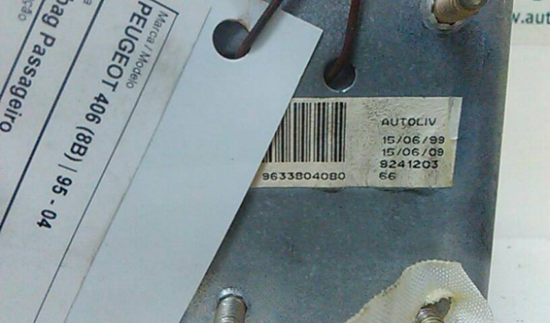 Airbag Passageiro PEUGEOT 406 (8B) | 95 - 05 Imagem-2