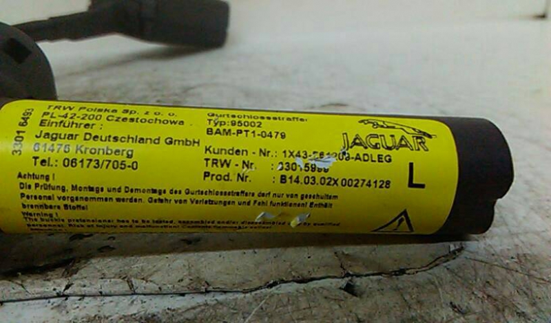 Engate Cinto Frente Esq JAGUAR X-TYPE (X400) | 01 - 09 Imagem-2