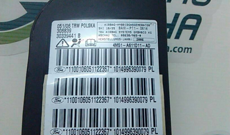 Airbag Banco Esq FORD FOCUS II (DA_, HCP, DP) | 04 - 13 Imagem-1