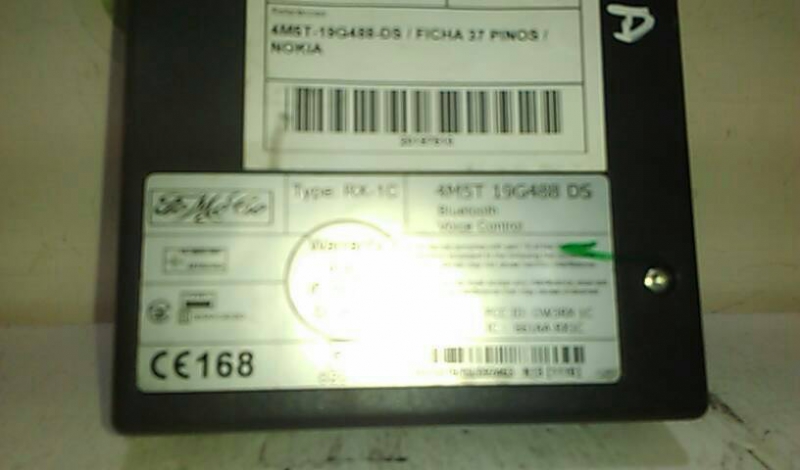 Modulo de Telefone FORD FIESTA V (JH_, JD_) | 01 - 14 Imagem-2