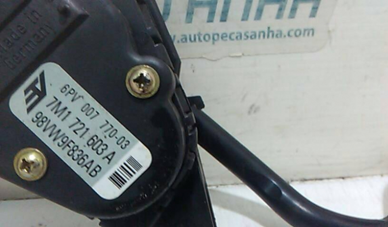 Pedal Potenciometro Acelerador VOLKSWAGEN SHARAN (7M8, 7M9, 7M6) | 95 - 10 Imagem-1