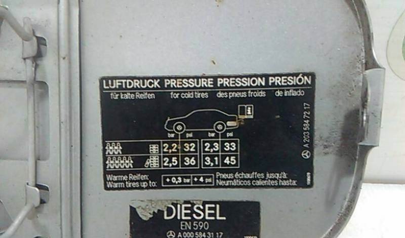 Tampa Exterior de Combustivel MERCEDES-BENZ C-CLASS T-Model (S203) | 01 - 07 Imagem-1