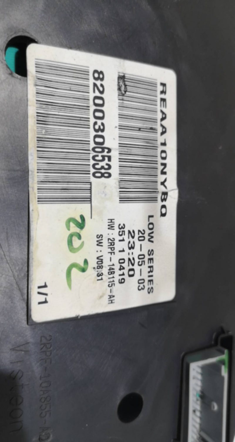 Quadrante RENAULT MEGANE II (BM0/1_, CM0/1_) | 01 - 12 Imagem-3