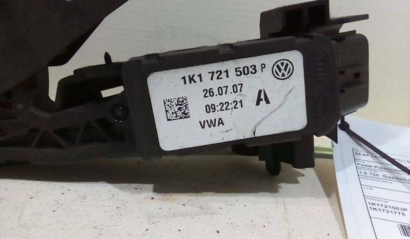 Pedal Potenciometro Acelerador SEAT LEON (1P1) | 05 - 13 Imagem-1