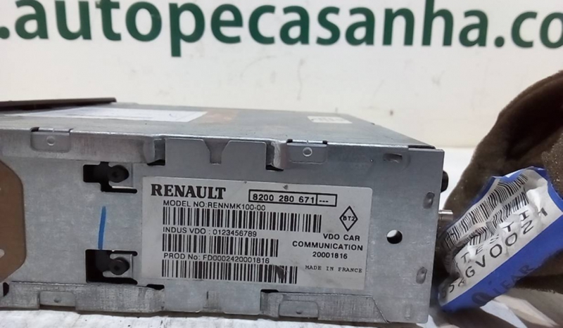 Leitor de GPS RENAULT VEL SATIS (BJ0_) | 02 -  Imagem-1