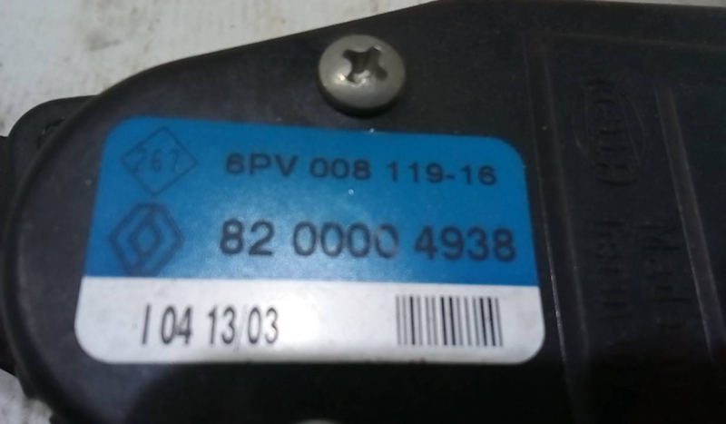Pedal Potenciometro Acelerador RENAULT VEL SATIS (BJ0_) | 02 -  Imagem-1