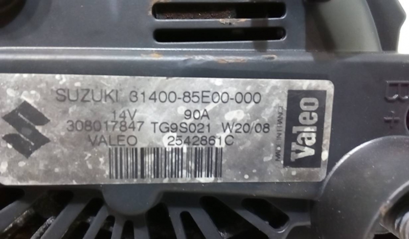 Alternador SUZUKI SWIFT III (MZ, EZ) | 05 -  Imagem-2