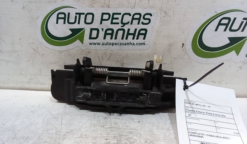 Puxador Exterior Porta Frente Dta AUDI A3 (8P1) | 03 - 13 Imagem-1