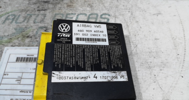 Centralina de Airbags SEAT IBIZA III (6L1) | 02 - 09 Imagem-1