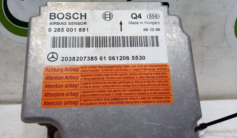 Centralina de Airbags MERCEDES-BENZ - ID S_68105