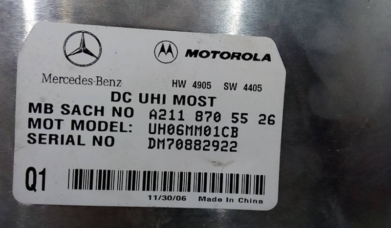 Modulo de Telefone MERCEDES-BENZ E-CLASS T-Model (S211) | 03 - 09 Imagem-1