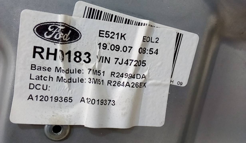 Elevador Trás Dto Electrico FORD C-MAX (DM2) | 07 - 10 Imagem-1